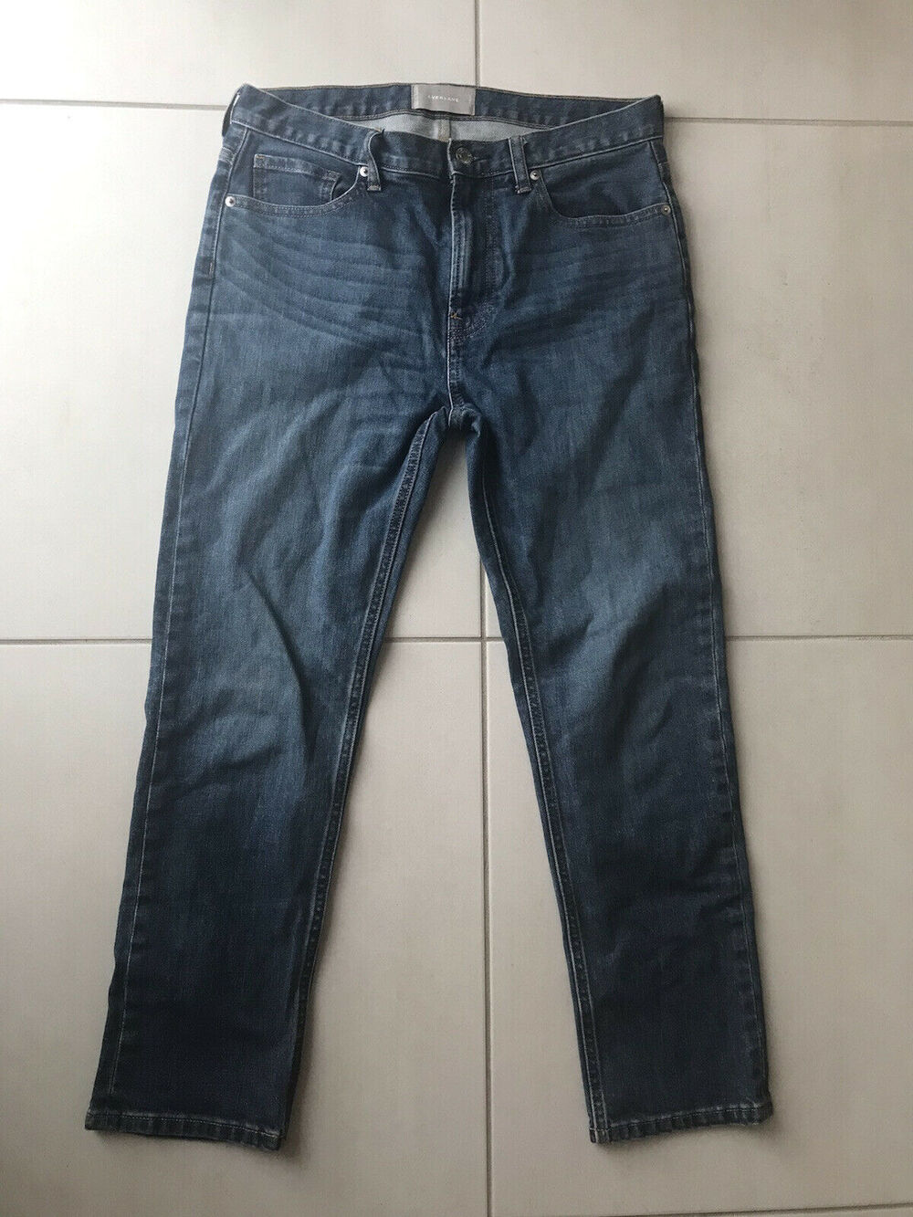 Everlane High Waist Regular Stretch Crop Denim Jeans
